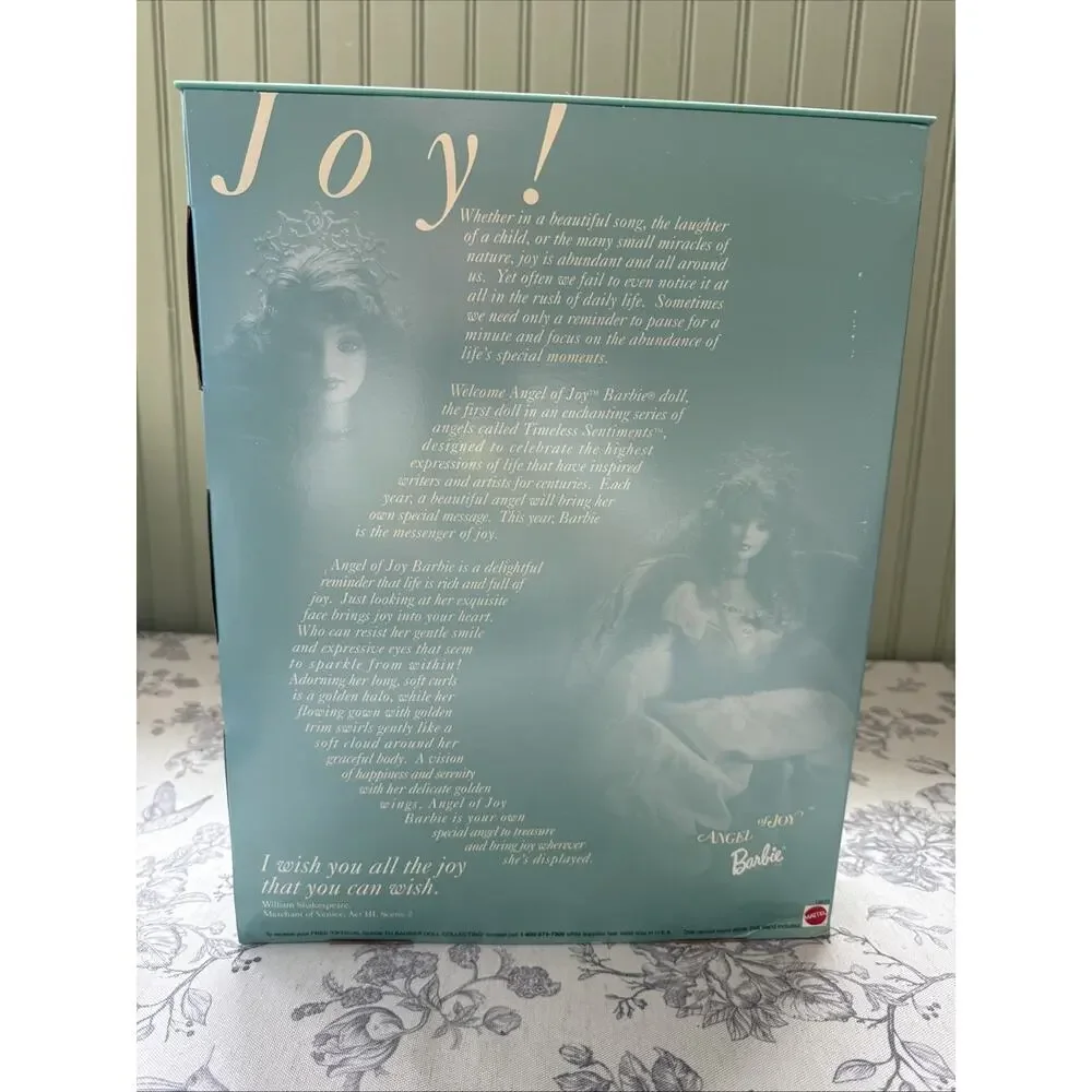 Vtg Angel Joy Barbie Timeless Sentiment Collection 1998 Mattel 19633 Collector